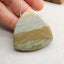 Natural Landscape Jasper Pendant Bead 45*45*10mm, 33.4g