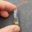 Natural Labradorite Pendant Bead 41x13x4mm, 4.6g