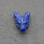 Natural Lapis Lazuli Carved wolf head Pendant Bead 23*16*9mm, 4.2g