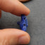 Natural Lapis Lazuli Carved wolf head Pendant Bead 23*16*9mm, 4.2g