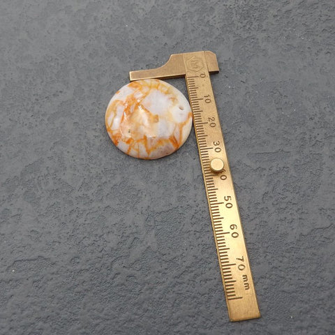 Natural Agate Pendant Bead 33x8mm, 13.2g