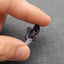 Natural Amethyst Carved Wolf Head Pendant Bead,23×17×9mm, 3.9g