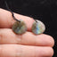 Paire de boucles d'oreilles en forme de larme de Labradorite naturelle, pierre pour la fabrication de boucles d'oreilles, 18x3mm, 3.3g