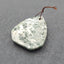 Natural Tree Agate Pendant Bead 45x40x7mm, 19.8g