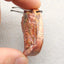 Natural Red Creek Jasper Carved Buddha Pendant Bead 44*34*12mm, 29.8g