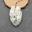 Perle pendentif agate, 49x29x7mm, 16.6g