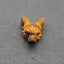 Natural Tiger's Eye Carved wolf head Pendant Bead 23*17*10mm, 4.2g