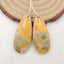 Natural BumbleBee Jasper Earring Beads 32x13x4mm, 5.5g