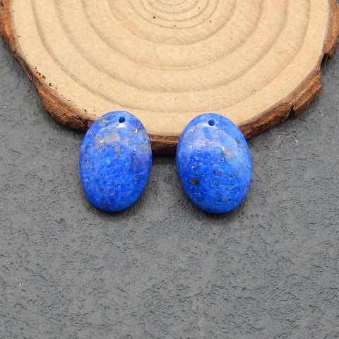 Natural Lapis Lazuli Earring Beads 18*13*6mm, 5.5g