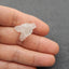 Natural White Quartz Carved wolf head Pendant Bead 23*17*10mm, 4.1g