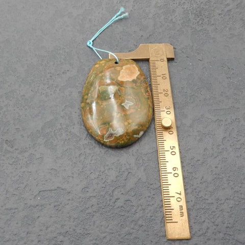 Perle pendentif Ryolite, 49x35x8mm, 20g