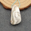 Perle pendentif en agate Crazy Lace, 29 x 16 x 8 mm, 6,3 g