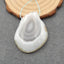 Perle Pendentif Agate 43x31x9mm, 17.9g