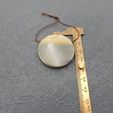 American Picture Jasper 吊坠珠，39x6mm，17g