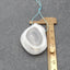 Natural Agate Pendant Bead 43x31x9mm, 17.9g