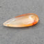 Perle pendentif en agate rouge, 28x11x4mm, 2.0g