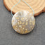 Natural Ocean Jasper Pendant Bead 30x8mm, 12g