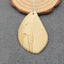 Perle pendentif en jaspe, 51 x 33 x 2 mm, 7,5 g