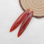 Natural Red Agate Earring Beads 50x10x4mm, 6.5g