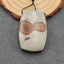 Perle pendentif en pierre gemme naturelle Chohua Jasper, 38x25x10mm, 18.5g