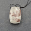 Natural Chohua Jasper Pendant Bead 38x25x10mm, 18.5g