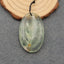 Perle pendentif en pierre précieuse de fluorite naturelle, 41x25x9 mm, 16,8 g