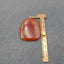 Natural Red Agate Pendant Bead 50x40x6mm, 24.2g