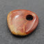 Natural Red Creek Jasper Pendant Bead 48x47x5mm, 18.8g