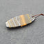 Natural Iron Tiger's Eye Pendant Bead 42x16x6mm, 8.7g