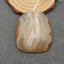 Perle pendentif en agate de dentelle naturelle, 50 x 40 x 9 mm, 30,7 g