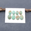 8 PCS Natural Turquoise Cabochons 15*12*4mm, 12*8*4mm, 8.7g