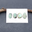 4 PCS Natural Turquoise Cabochons 15*9*3mm, 16*15*3mm, 4.4g