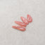 4 PCS Natural Argentina Rhodochrosite Cabochons,24x8x5mm,17x8x3mm,2.8g