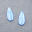 Blue Onyx Earring Beads 24*10*3mm, 2.7g