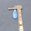 Blue Onyx Earring Beads 24*10*3mm, 2.7g