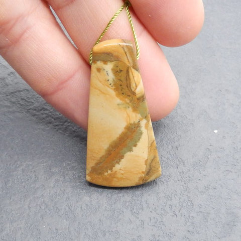 Natural Owyhee Pendant Bead 44*22*6mm, 9.8g