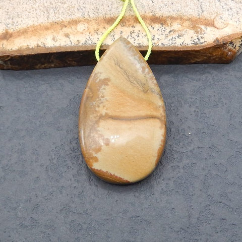 Natural Owyhee Pendant Bead 44*22*6mm, 9.8g