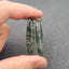 Natural Moss Agate Earring Beads 40*9*4mm, 4.9g