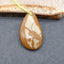 Natural Owyhee Pendant Bead 44*22*6mm, 9.8g