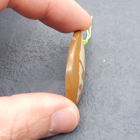 Natural Owyhee Pendant Bead 44*22*6mm, 9.8g