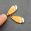 Natural BumbleBee Jasper Earring Beads 28*12*4mm, 3.5g