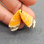 Natural BumbleBee Jasper Earring Beads 28*12*4mm, 3.5g