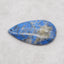 Natural Lapis Lazuli Pendant Bead, 52x30x7mm, 18.8g