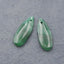 Natural Buddstone (African Jade) Earring Beads 26*10*3mm, 3.3g