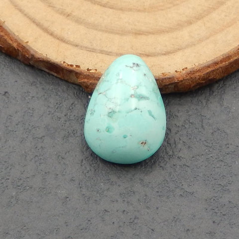 Natural Turquoise Cabochon 19x14x7mm, 3.2g