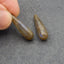 Natural Labradorite Earring Beads 30x9mm, 6.9g