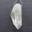 Natural Drusy White Quartz Stone Pendant Bead, Side Drilled Gemstone Pendant,Healing Stone For Jewelry Design,  49x22x16mm, 22.9g