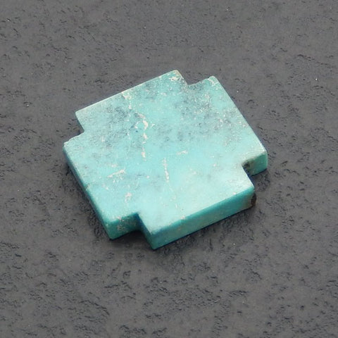 绿松石凸圆形 25x25x4mm,6.5g