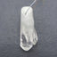 Natural Drusy White Quartz Stone Pendant Bead, Side Drilled Gemstone Pendant,Healing Stone For Jewelry Design,  49x22x16mm, 22.9g