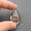 Natural Ghost Quartz Cabochon 39x25x13mm, 16.4g